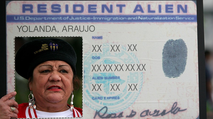 Resident alien card что это